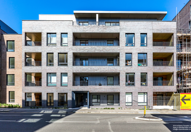 Building with balcony